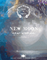 Moon Journal GIF by Honey and Sage co