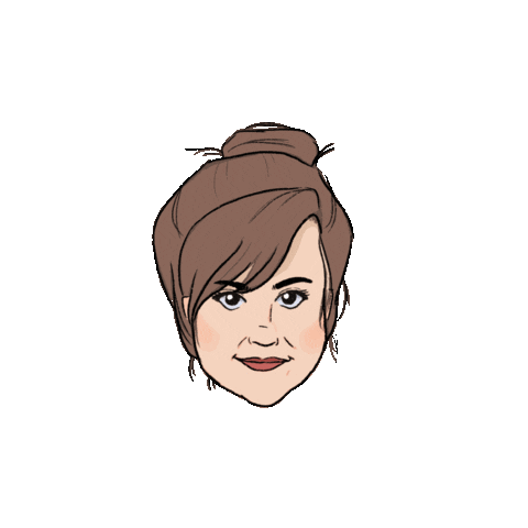 Cute Girl Sticker by Libby Cook