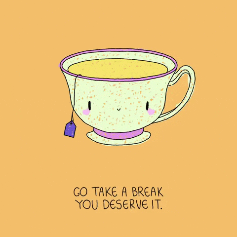 Tired Break Time GIF