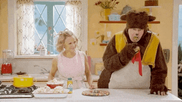 bear throwing up GIF by truTV’s At Home with Amy Sedaris