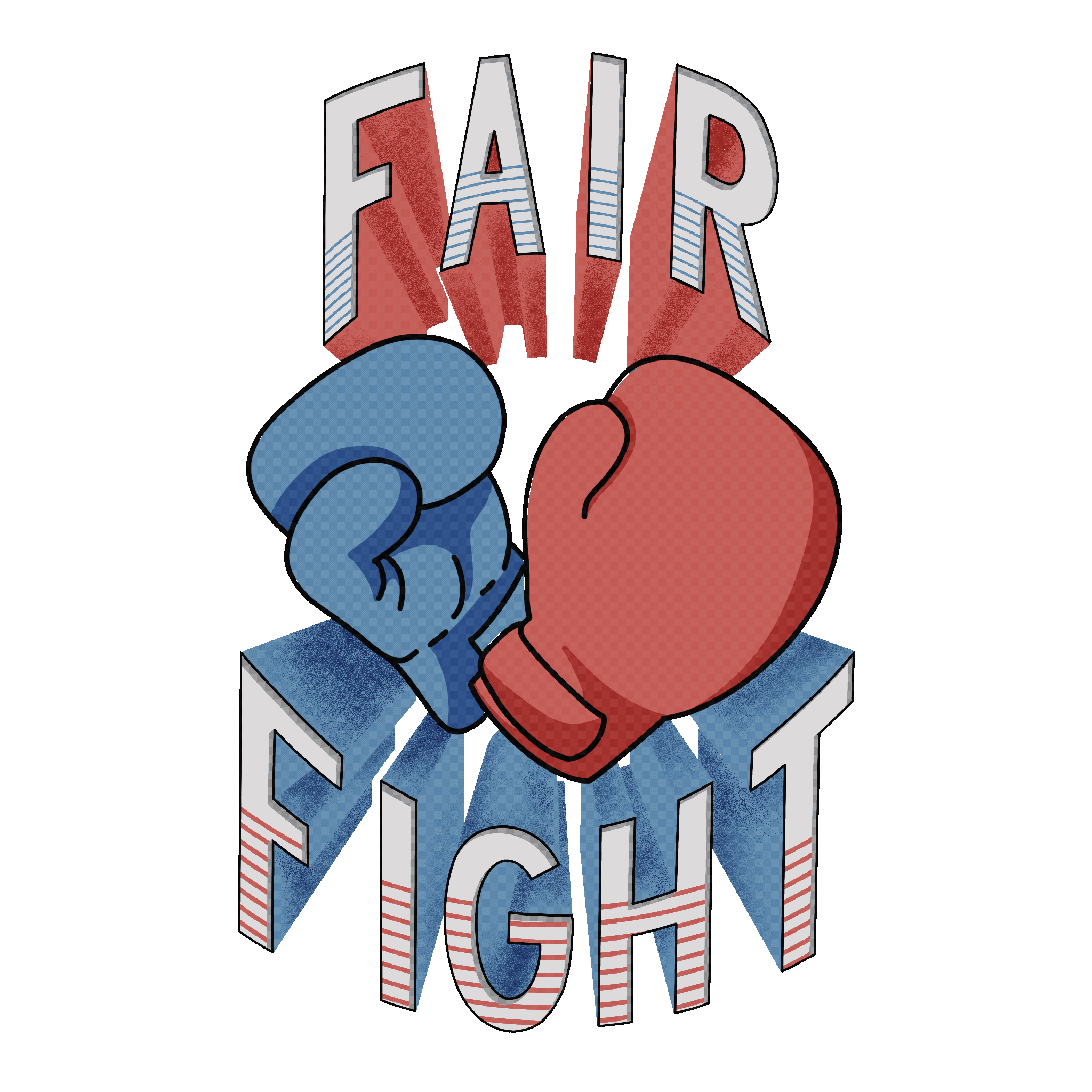 Fair Fight Sticker by Polaris Bebe for iOS & Android GIPHY
