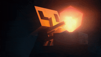 minecraft microsoft roguelike low-poly minecraft dungeons GIF