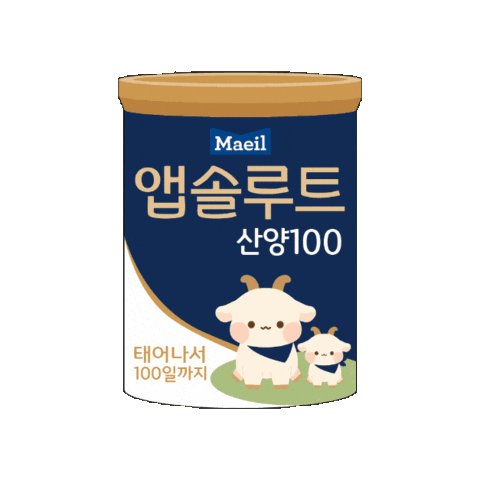 산양100 Sticker