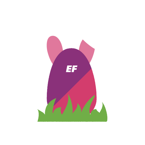 Easter Bunny Sticker by EF English First Russia