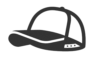 White Hat Sticker by Snapback Sports