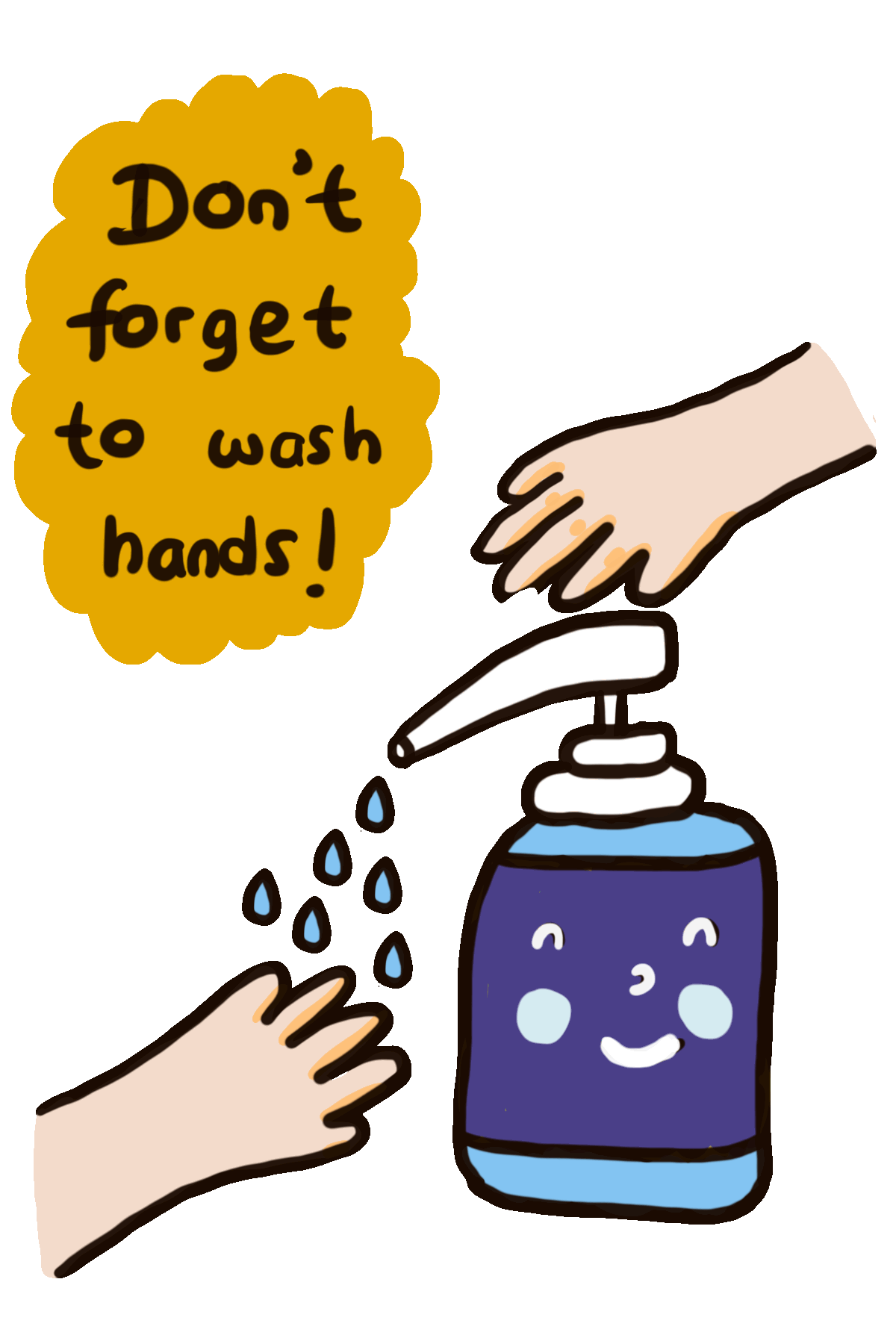 Wash Hands Sticker by cypru55 for iOS & Android | GIPHY