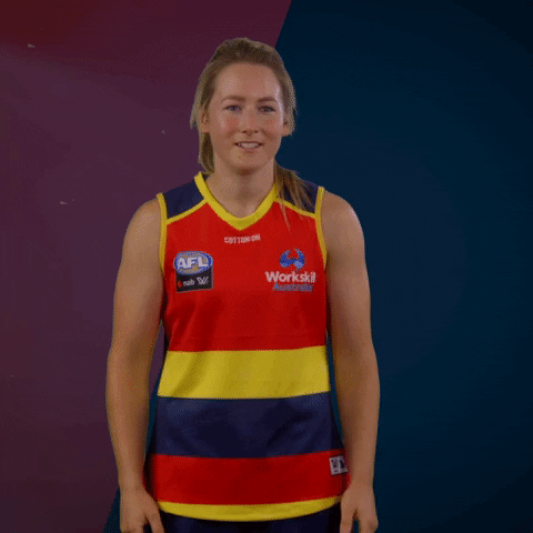 Crowsaflw Nods Head GIF by Adelaide Crows