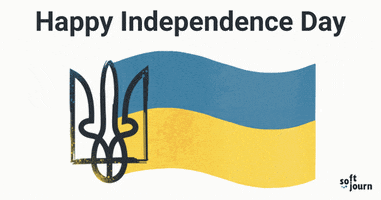 Independence Day Ukraine GIF by Softjourn