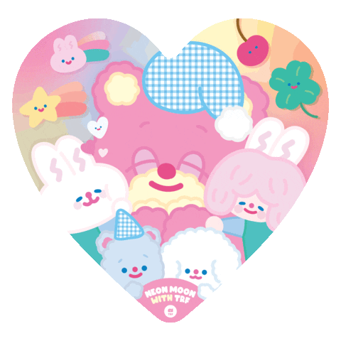 Heart Pink Sticker by THE RECORDER FACTORY