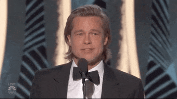 Brad Pitt Awards Shows GIF by Golden Globes