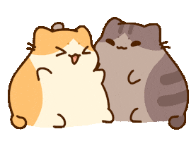 Cat Love Sticker by Bichi Mao