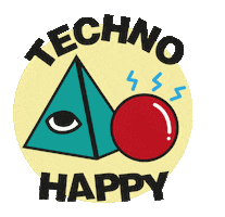 Dance Techno Sticker