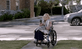 Maribeth Monroe Wheel Chair GIF by CBS
