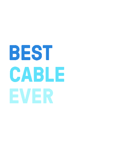 Lightning Cable Sticker by Hammer Head Products Inc