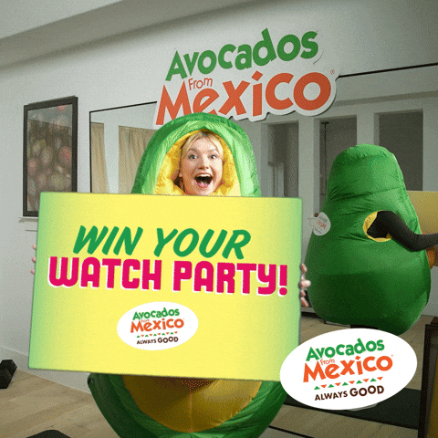 Tailgate Watchparty GIF by Avocados From Mexico