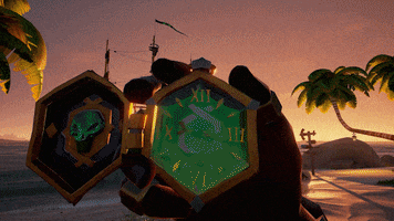 Gold Rush Sunset GIF by Sea of Thieves