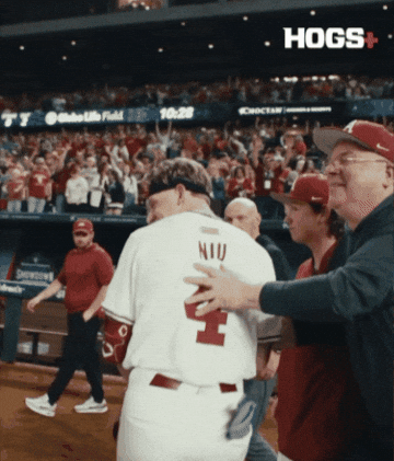 Celebration Baseball GIF by Hogs+
