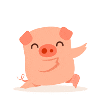 FormatoIB gato pig cow vaca Sticker