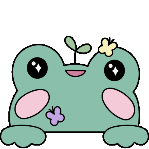 Frog Laughing Sticker