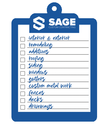 Sage Custom Contracting Sticker