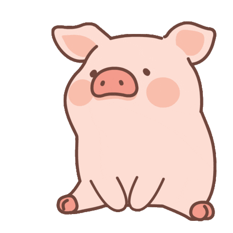 Piggy Sticker