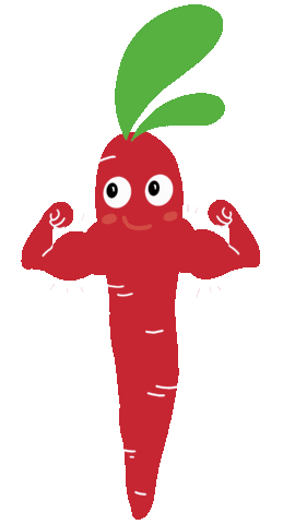 Carrot Sticker by Edgy Veggy