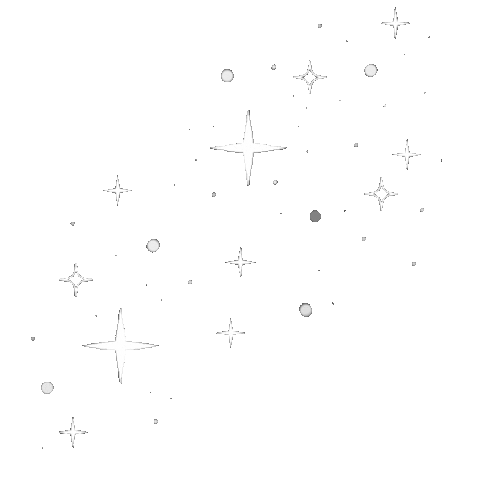 Stars Glitter Sticker