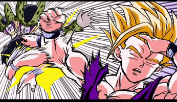 Gohan Vs Cell GIF