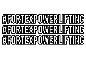 Fortex Powerlifting Sticker by Fortex Fitness