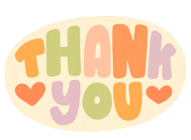 Heart Thank You Sticker