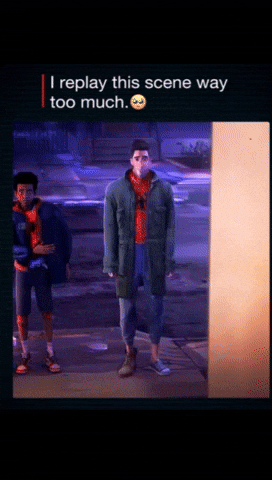 Tired Spider-Man GIF