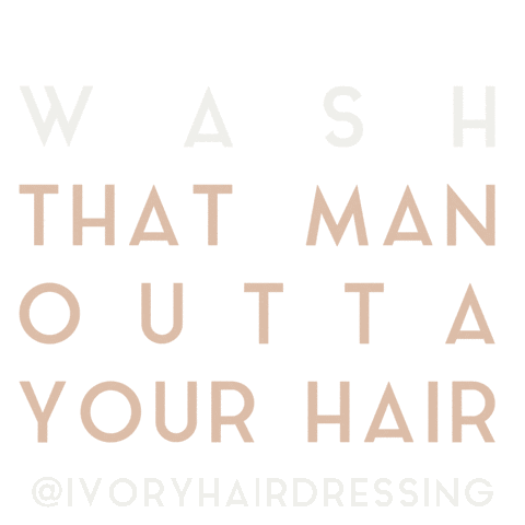 Ivory Hair & Beauty Sticker