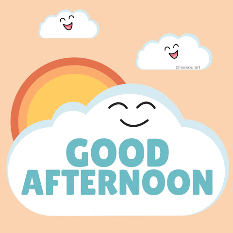 good afternoon animated