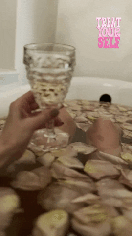 Cheers Me Time GIF by Crystal Hills Organics