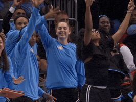 Dewanna Bonner Cheering GIF by Atlanta Dream