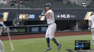Excited Los Angeles Dodgers GIF by Jomboy Media