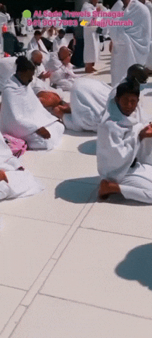 Pilgrims Are In The Ihram GIF