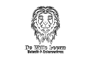 De Witte Leeuw Sticker
