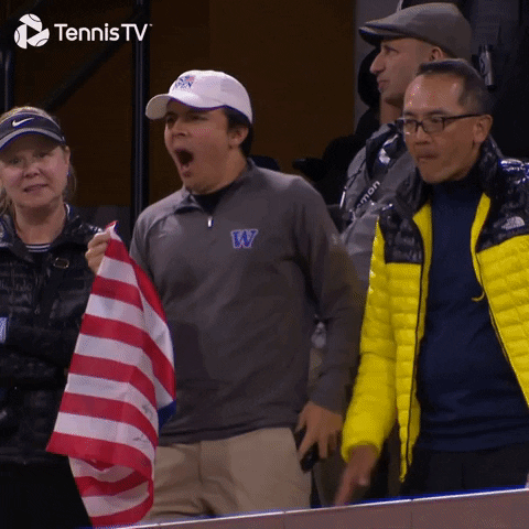 Tired American Flag GIF by Tennis TV