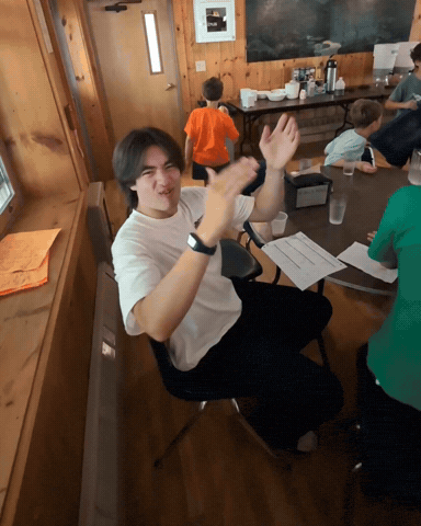 Leo Clapping GIF