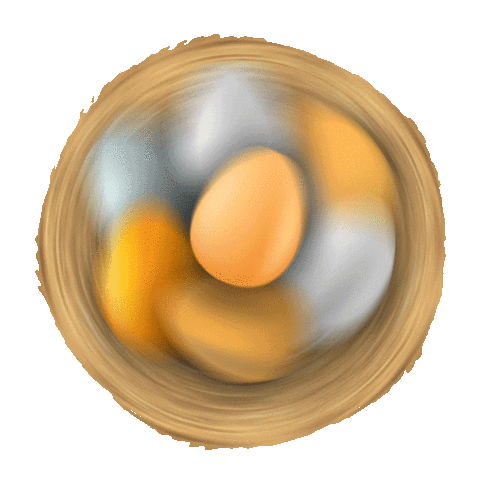 Egg Sticker by PopHouse