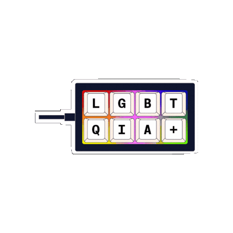 Pride Keyboard Sticker by Codecademy