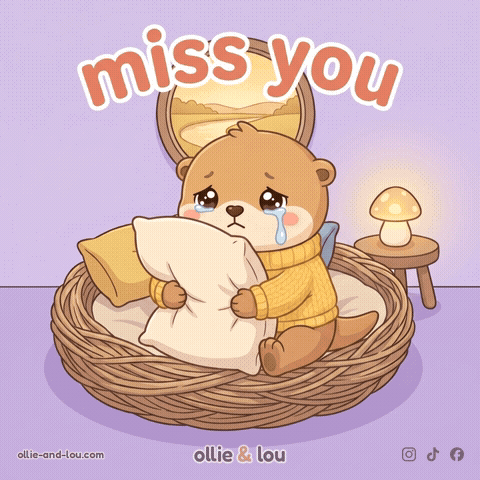 Sad Miss You GIF by Ollie & Lou