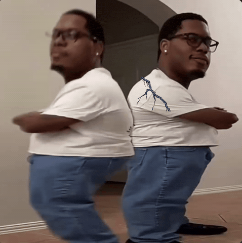 African American Twins GIF