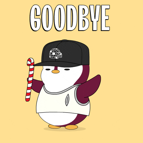Bye Bye Goodbye GIF by Pudgy Penguins