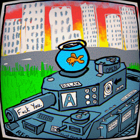 Los Angeles Fight GIF by Stoner Stick People