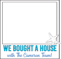 Real Estate We Bought A House Sticker by The Cameron Team