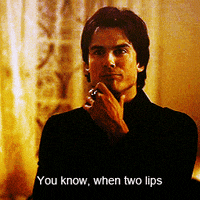 the vampire diaries kiss GIF