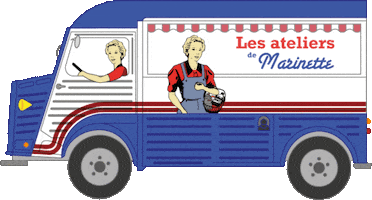 Car Analog Sticker by Les ateliers de Marinette