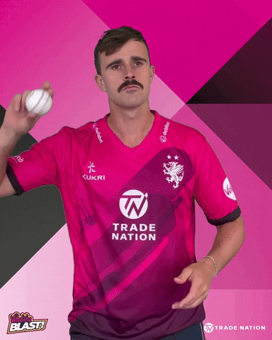 Ben Green Moustache GIF by Somerset County Cricket Club